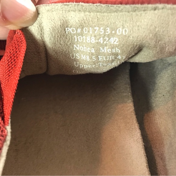 Olukai Nohea Mesh Slip On Shoes Mens 8.5 Red Loafers‎ Causal Comfort Sneakers - Picture 8 of 9